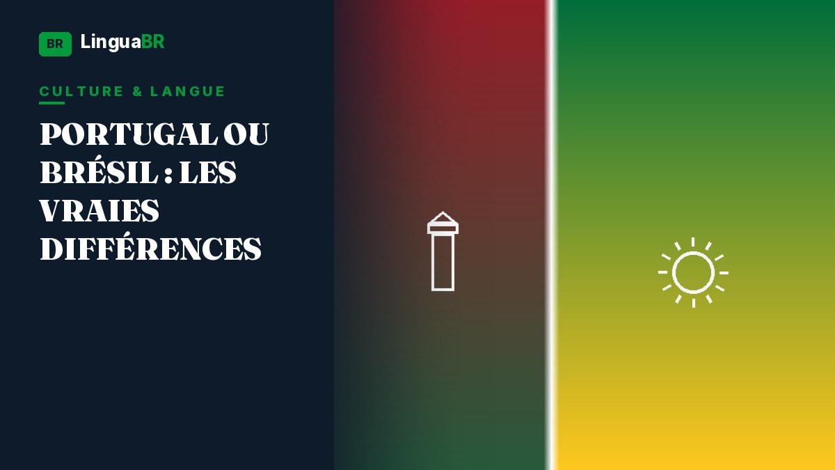 Les différences entre le portugais du Portugal et celui du Brésil